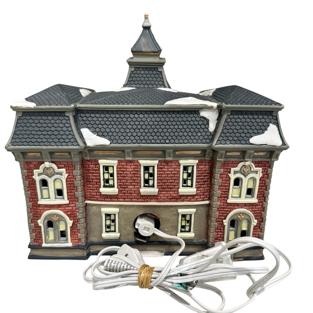 Department 56 Dickens Collectibles Classic Series Large Porcelain Clock House - Picture 3 of 5